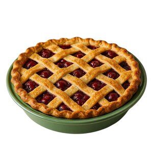 Fiestaware Fiesta CERAMIC Pie Plate Deep Dish Baker Baking Bake Bakeware Meadow